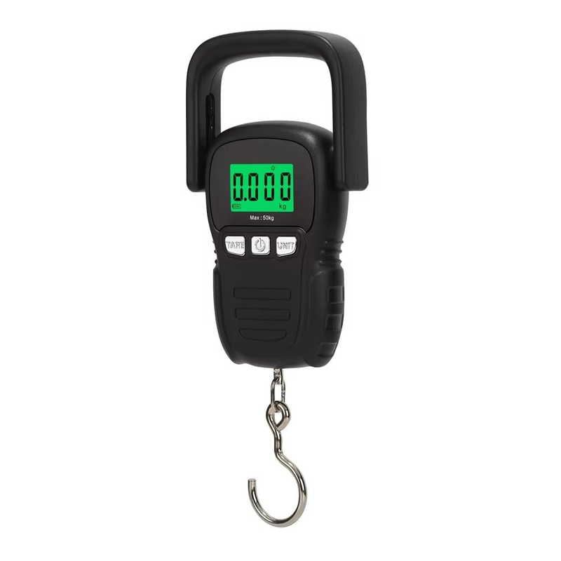 Digital Hanging, Baggage Scale with Large Backlit LCD Display - 50Kg Capacity, I