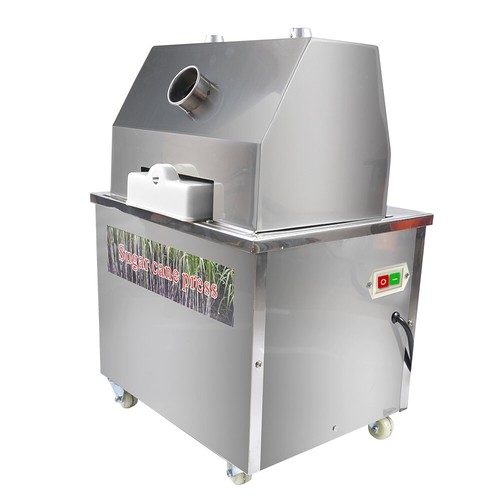 110V Commercial Vertical Electric Sugar Cane Ginger Press Juicer Stainless Steel