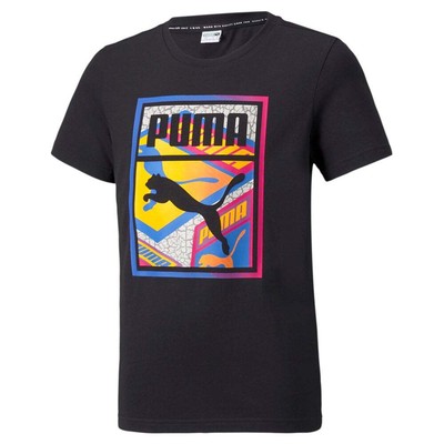 

Puma Street Art Графический Круглый вырез Короткий рукав TShirt Молодежный Мальчики Размер  Случайный, Черный, Puma Street Art Graphic Crew Neck Short Sleeve TShirt Youth