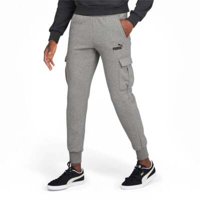 

Мужские серые повседневные спортивные штаны Puma Ess Pocket Sweatpants 846114-03, Grey, Puma Ess Pocket Sweatpants