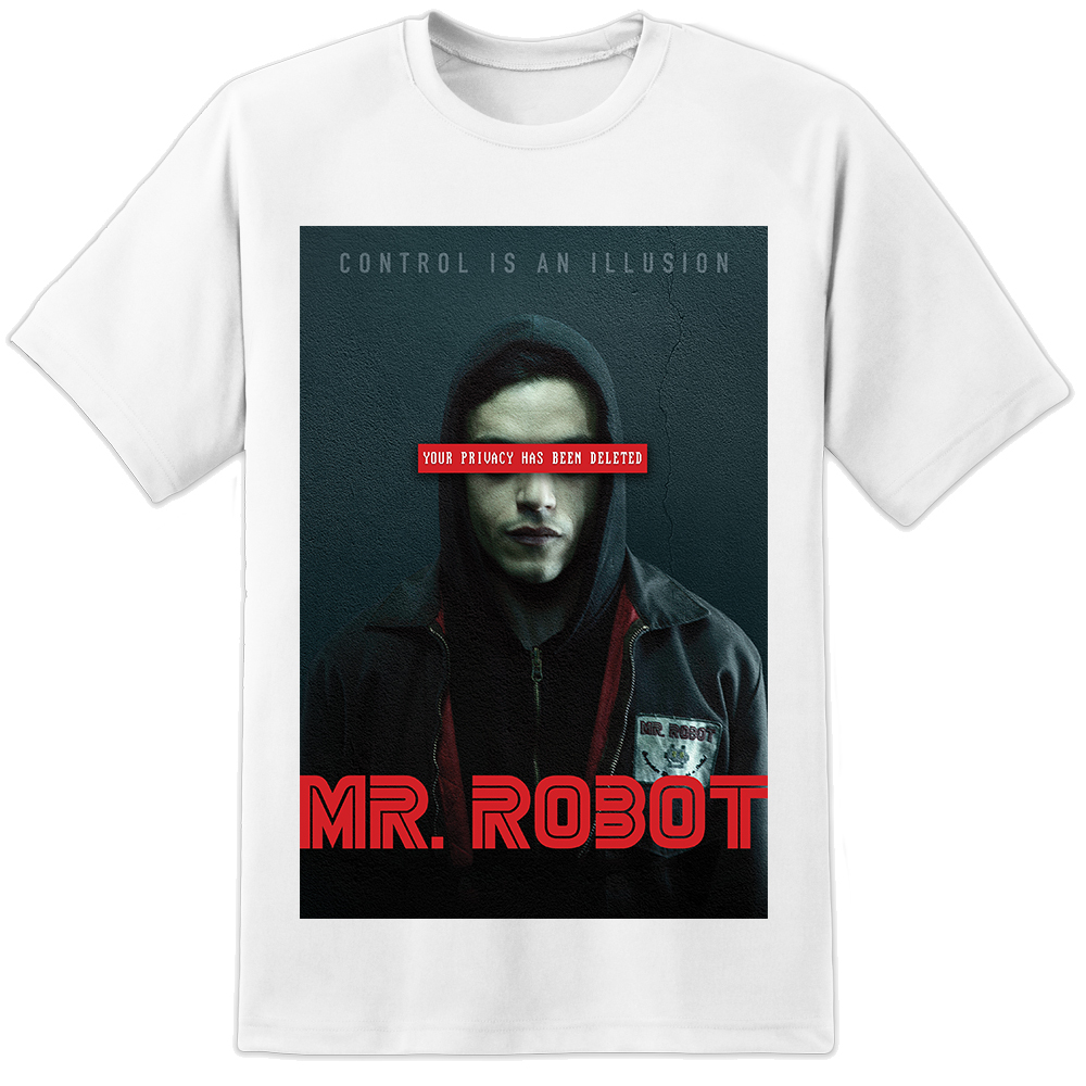 Mr Robot Privacy Deleted Elliot Steel Mountain E Corp Fsociety T Shirt Hackers Ebay