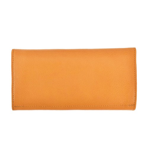 Pre-owned Il Bisonte Long Wallet Continental Wallet Classic Scw009 Miele Or176b In Or/miele/or176b