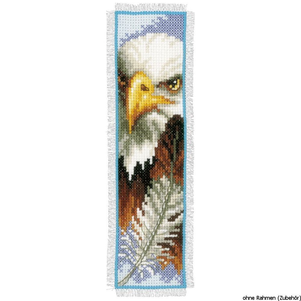Vervaco Bookmark zestaw do haftu krzyżykowego Eagle