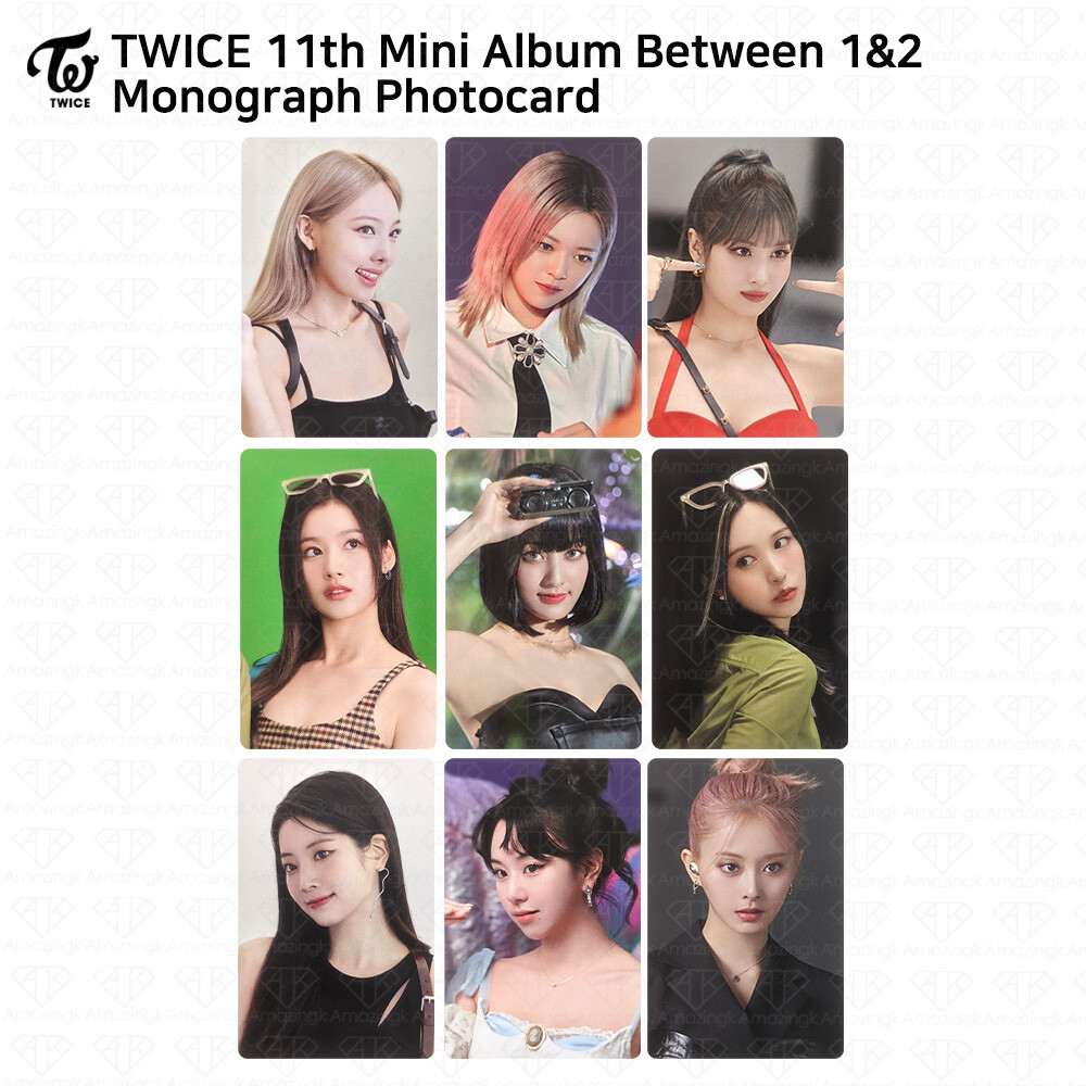 TWICE 11th Mini Album Between 1&2 MONOGRAPH Photocard KPOP K