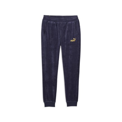 Puma Essentials Minimal Gold Velour Sweatpants Mens Size S  Casual Athletic Bott