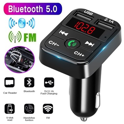 Bluetooth Car Wireless Adapter FM Transmitter MP3 Radio Car Kit 2 USB Charger