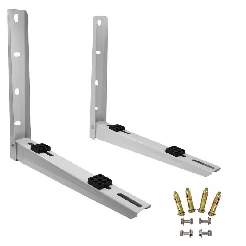 Mini Split AC Wall Mount Bracket 9000-12000 BTU Pioneer Foldable HeavyDuty Steel