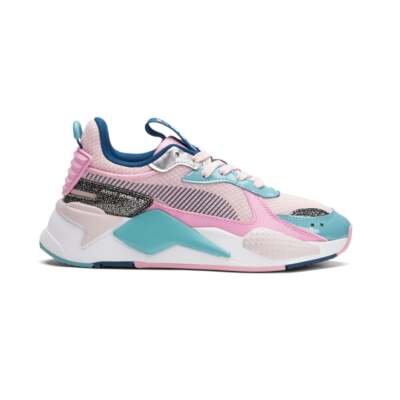 

Puma RsX Aurora Glitter Lace Up Молодежные розовые кроссовки на шнуровке Повседневная обувь для девочек 38576901, Розовый, Puma RsX Aurora Glitter Lace Up Youth