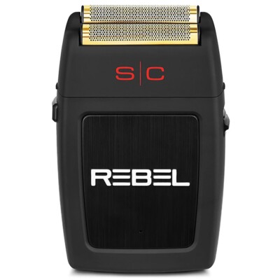 StyleCraft Pro Rebel Shaver Super Torque Motor Black SC802B Barber Hair Finisher