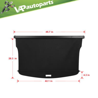 Fits 2020-2024 2023 Ford Escape Retractable Trunk Cargo Cover Security Shield