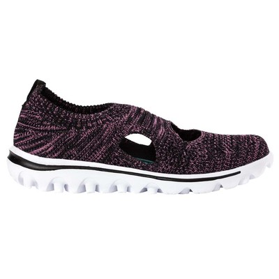 

Спортивная обувь Propet Travelactiv Avid Slip On Walking Womens Size 11 W Sneakers, Черный, Propet Travelactiv Avid Slip On Walking