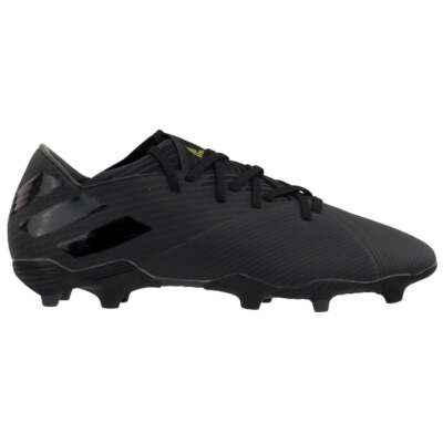 

Мужские футбольные бутсы Adidas Nemeziz 19.2 Firm Ground Размер 7 D Кроссовки Athletic Sh, Черный, adidas Nemeziz 19.2 Firm Ground Soccer Cleats