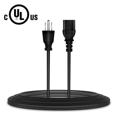 6ft UL AC Power Cord Lead Cable for Bowflex Tread Climber TC5000 TC3000 TC1000