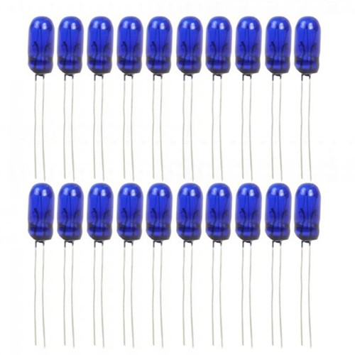 20X 4.7mm Mini Bulbs Lamp Instrument Panel Cluster Lights Kit for GMC Chevy Blue