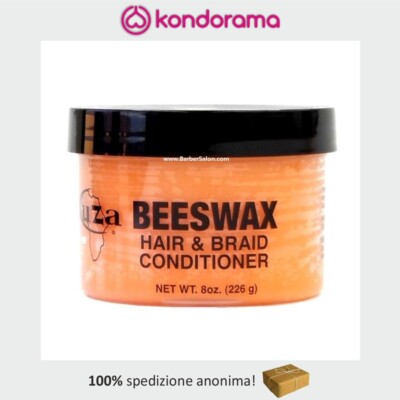 KUZA BEESWAX HAIR & BRAID CONDITIONER CREMA CERA PER CAPELLI AFRO 226g