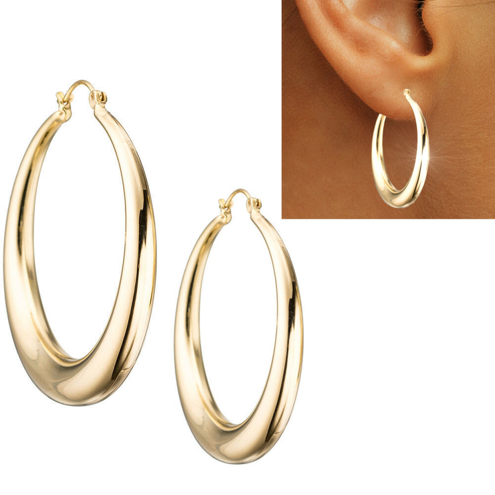 Dochais Creolen Ohrringe In Gold & Silber 925 – Minimalistisch, Hypoallergen, Perfekt Für Jeden Tag