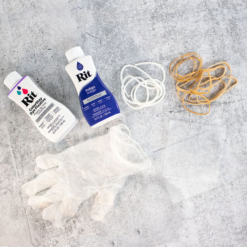 Craft County RIT Indigo Shibori Tie Dye Kit AllPurpose Dye & ColorStay