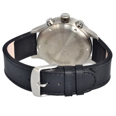 Pre-owned Messerschmitt Aristo Men's Quartz Chronograph 5atm Model 5030beiges Bracelet In Silver