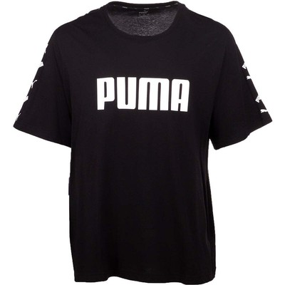 

Puma Dissolve Taping Logo Crew Neck Short TShirt Mens Size  Athletic Casua, Черный, Puma Dissolve Taping Logo Crew Neck Short TShirt