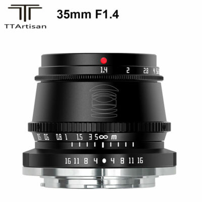 TTArtisan 35mm F1.4 APS-C Manual Lens for Sony E Mount a5000 a5500 a6000 Camera