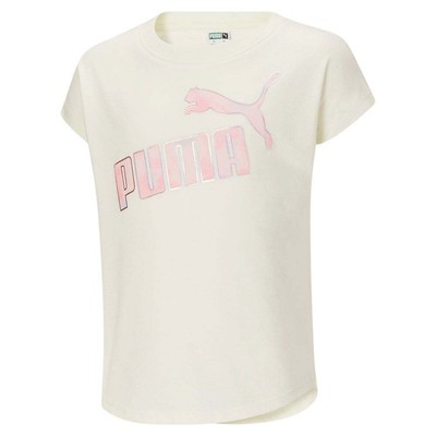 

Puma Logo Pack Fashion Crew Neck Short Sleeve TShirt Youth Boys Size  Casual 8, Off white, Puma Logo Pack Fashion Crew Neck Short Sleeve TShirt Youth