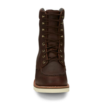 Pre-owned Not Available Chippewa Boot Edge Walker 8" Wp Toe Men's Boot In Brown/briar