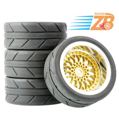 1/10 Onroad Rc Wheels Tires for Hpi Rs4 Sprint2 Kyosho Pureten Fazer Fw05 Fw06