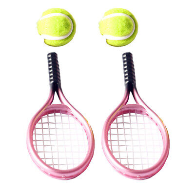 2 Sets Mini Tennis Racket with Mini Tennis Kit for Home Shop