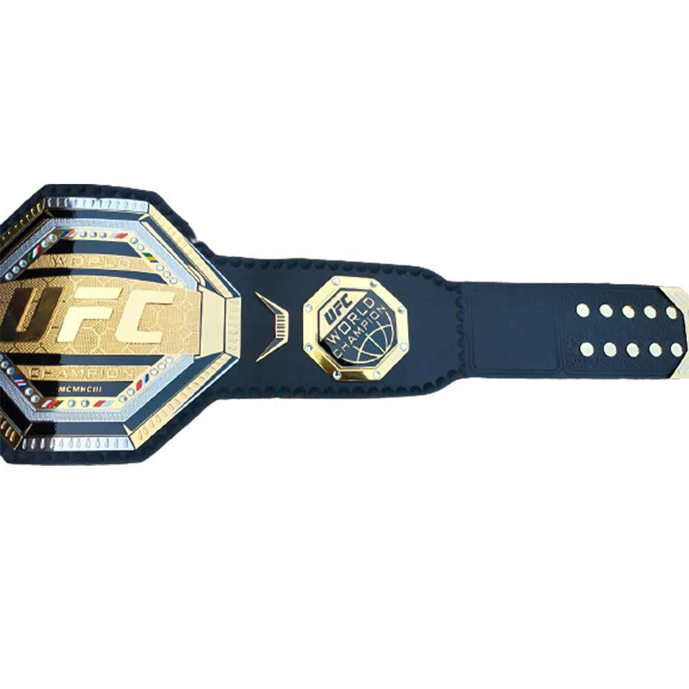 UFC legacy Championship Replica belt 2mm/4mm Zinc Wrestling belt Adult Size - Picture 5 of 5