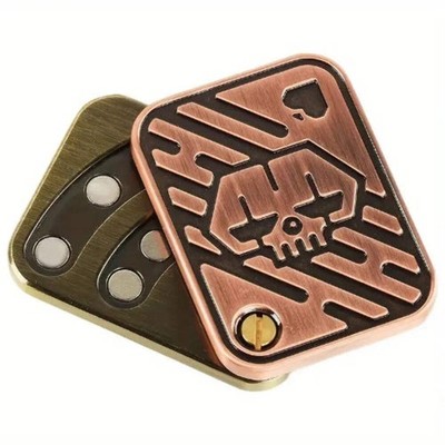 ⚙️Double Fidget Slider Poker Push Card - Magnetic EDC Toy for Adults⚙️