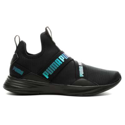 

Puma Radiate Mid Repeat Slip On Training Женские черные кроссовки Спортивная обувь 1, Черный, Puma Radiate Mid Repeat Slip On Training