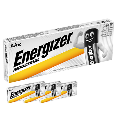 Energizer Industrial AA LR6 1.5V MN1500 Alkaline Batteries x 40 *Long Expiry*