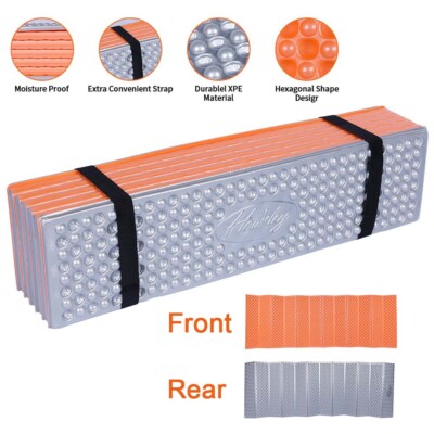 Moisture Proof Foldable Sleeping Pad Camping Tent Floor Mat Ultralight Mattress