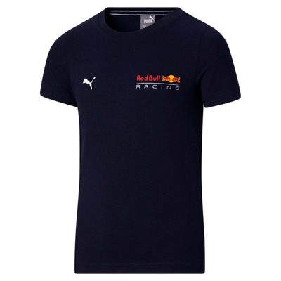 Puma Rbr Ess Sm Logo Футболка с круглым вырезом и короткими рукавами Молодежные черные повседневные топы для мальчиков