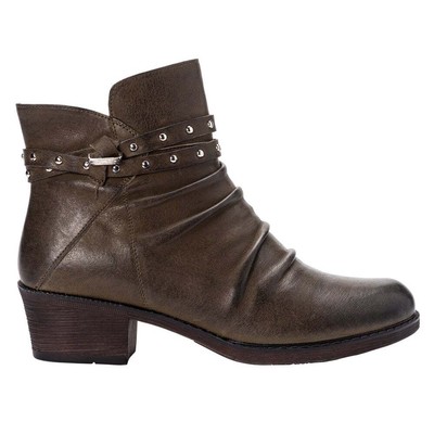 

Женские повседневные ботинки Propet Roxie Zippered Boots Размер 6 2E WFX135LBR, Коричневый, Propet Roxie Zippered Booties