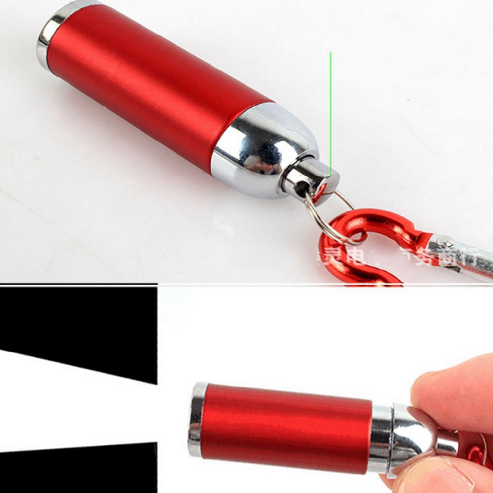 Mini Torcia Portachiave In Alluminio Luce Bianca 1 Led hsb