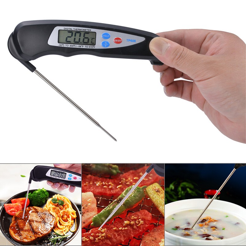 Digitales Thermometer Fleischthermometer Küchen Milch BBQ Grill Kochen Steak NEU