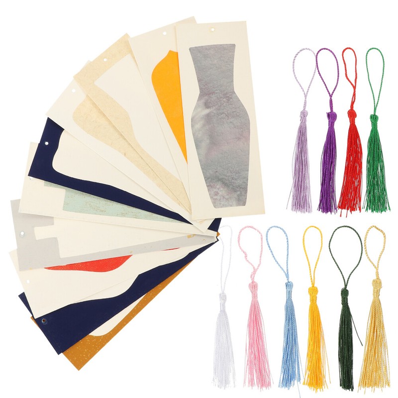 10 Sets With Tassel Diy Book Paper Marker Craft DIY
