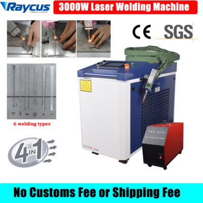 3000W Raycus Double Wobble Laserschweißgerät Welding Cutting Cleaning Machine