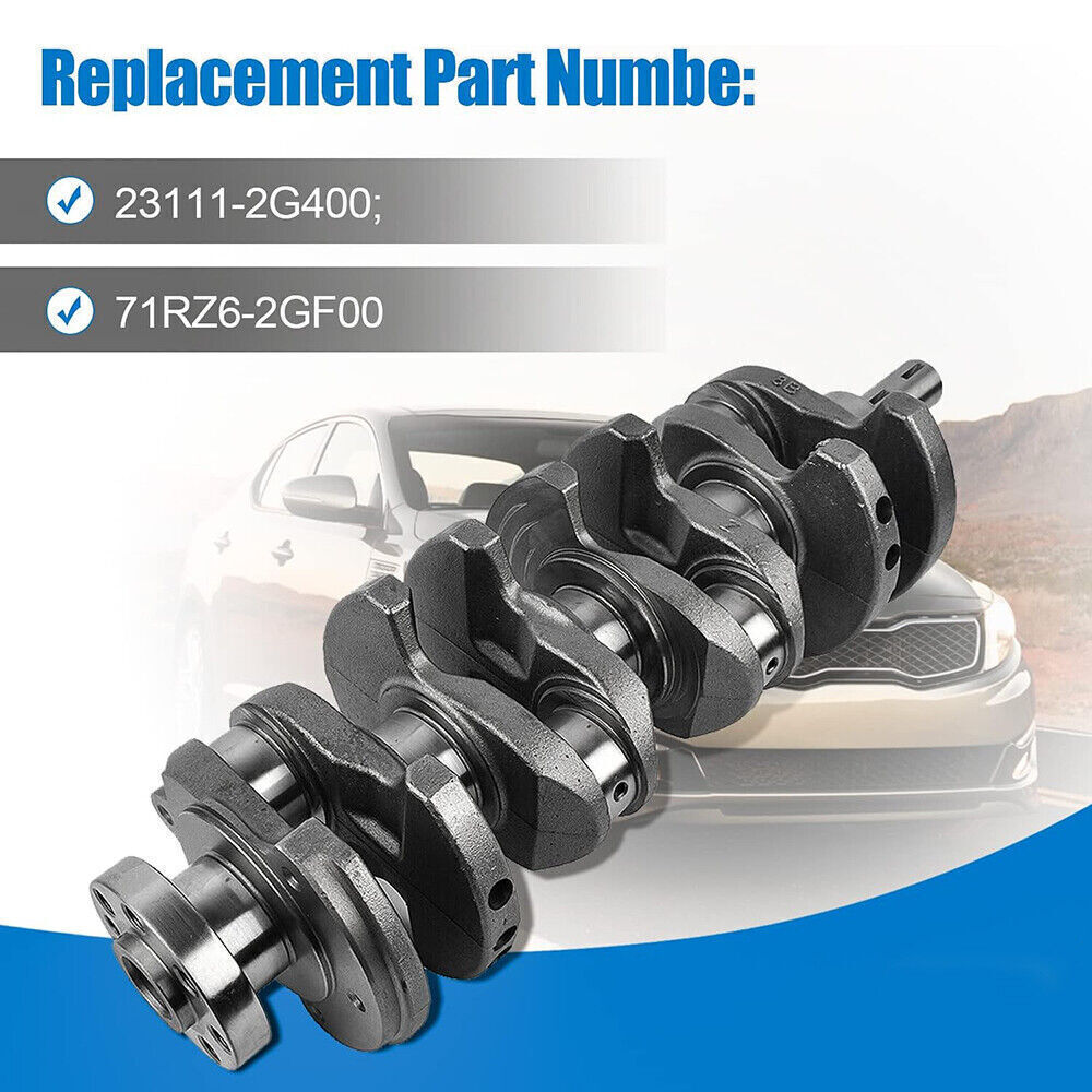 For Hyundai Kia G4KH 2.0L Turbo Engine Rebuild Kit Crankshaft & Rods & Bearing