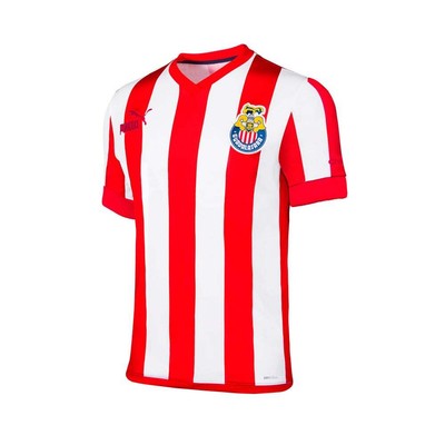 

Puma Chivas 115th Anniversary V-образный вырез с коротким рукавом Реплика молодежного футбольного джерси Бо, Красный, Puma Chivas 115Th Anniversary V Neck Short Sleeve Replica Soccer