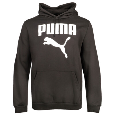 Толстовка с капюшоном с логотипом Puma Framed Up и черная мужская повседневная верхняя одежда для высоких 67807401
