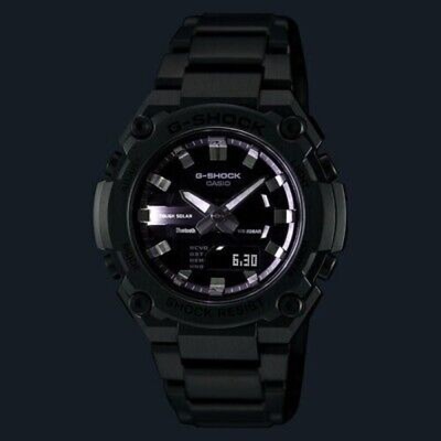 Pre-owned Casio G-shock G-steel Gst-b600d-1ajf Black Men's Watch In Box From Japan