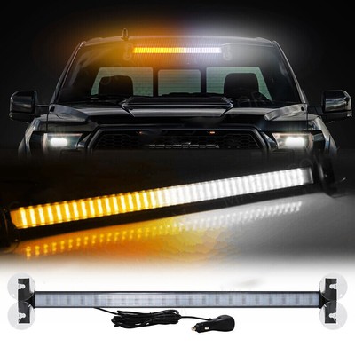 80 LED Strobe Lights Windshield Bar Auto Emergency Fog Traffic Advisor light