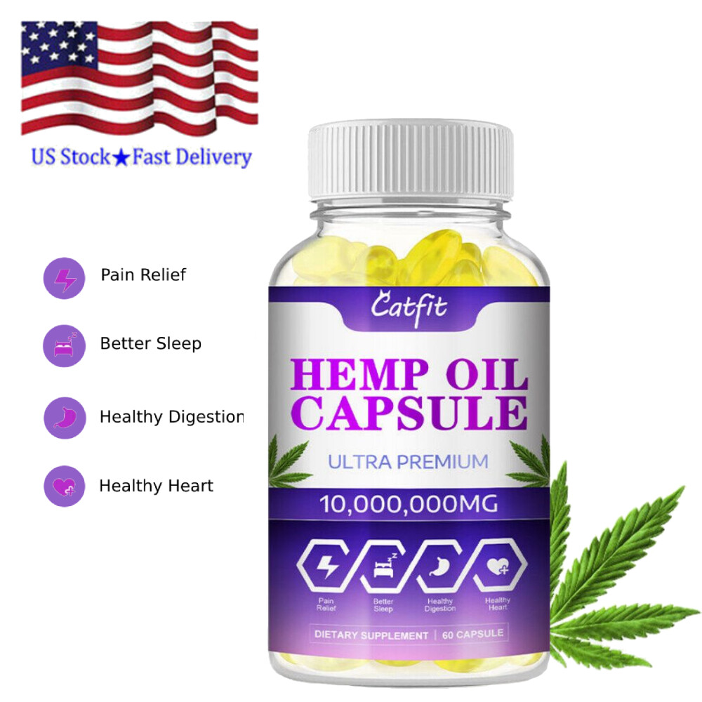 Capsules Reduce Pain,pressure,anxiety Relax Body Omega 3 6 9