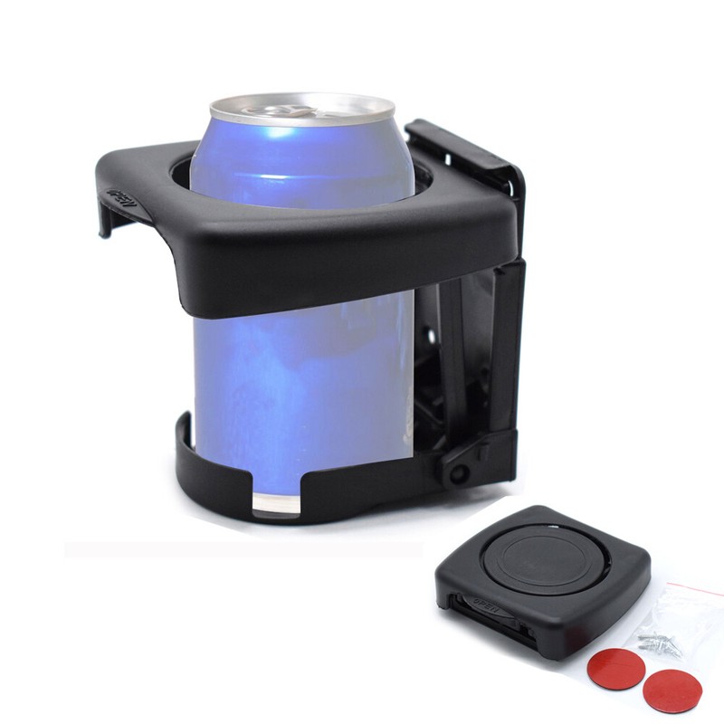 2X Universal Adjustable Folding Cup Drink Bottle Beverage Holder For Car Truck