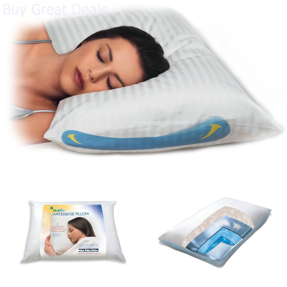 Cervical Neck Back Pain Water Pillow Anti Snoring Spine Alignment