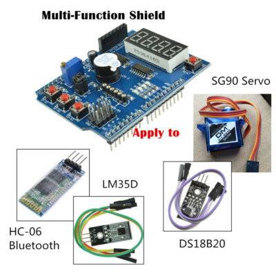 Multi-Function Expansion Board Shield Module For Arduino UNO LENARDO MAGE2560