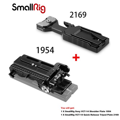 Smallrig Quick Release Tripod Plate 2169 + Shoulder Plate 1954B for SONY  VCT-14