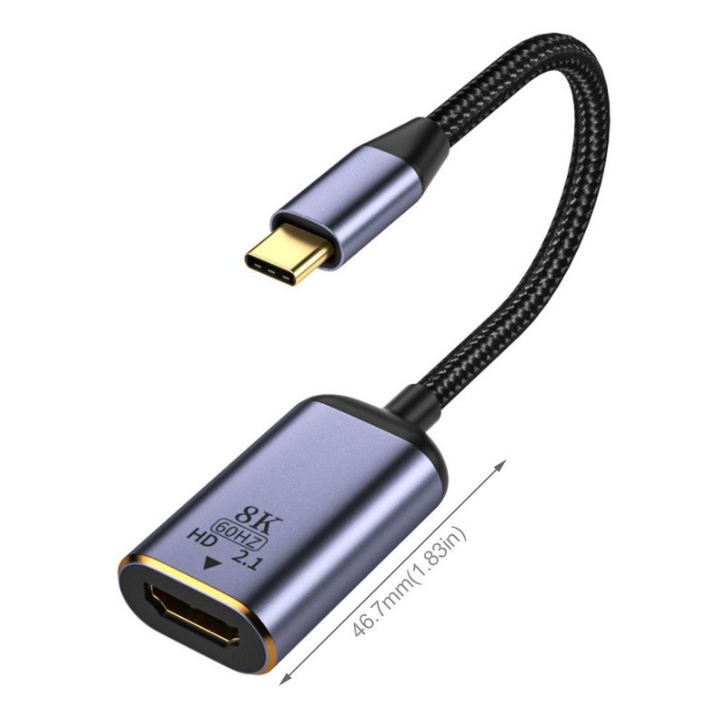 8K Type C USB C to HDMI DVI VGA DisplayPort Mini DP Cable Adapter LaptopNotebook